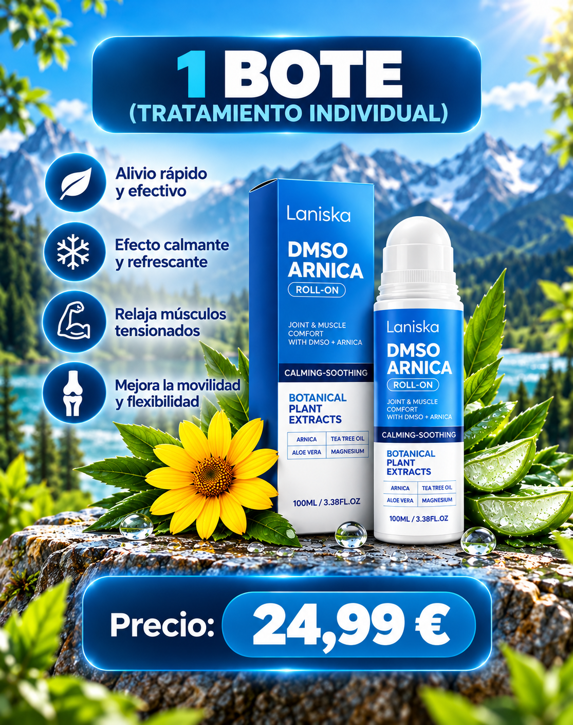 DMSO & Árnica Roll-On